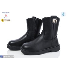 Черевики дитячі на зиму (8 пар р.31-36) чорний  "BELIES-D"