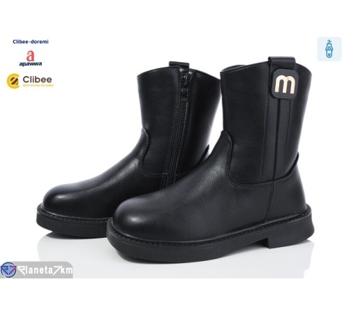 Черевики дитячі на зиму (8 пар р.31-36) чорний  "BELIES-D"