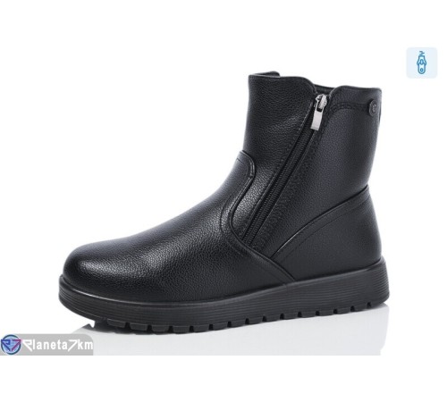 Черевики жіночі на зиму (8 пар р.40-43) чорний  "Normashoes"
