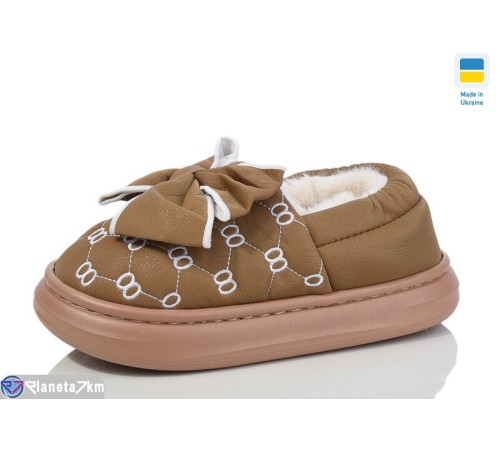 Тапки жіночі на зиму (12 пар р.36-41) коричневий  "LULI"
