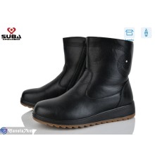 Черевики жіночі на зиму (8 пар р.37-42) чорний  "SUBA"