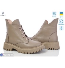 Черевики жіночі на зиму (6 пар р.36-40) бежевий  "Viscala"