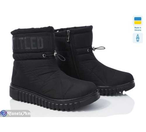 Дутики жіночі на зиму (6 пар р.38-42) чорний  "LUCKY"