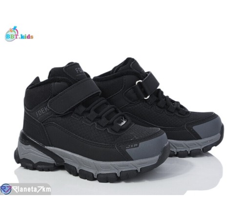 Дитячі кросівки на зиму (8 пар р.26-31) чорний  "BBT"