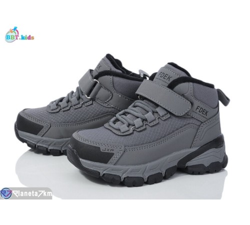 Дитячі кросівки на зиму (8 пар р.26-31) сірий  "BBT"
