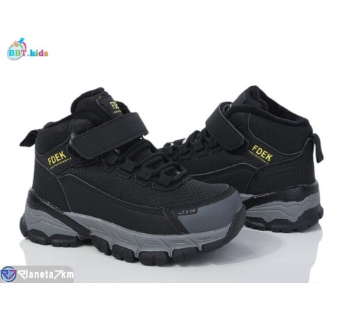 Дитячі кросівки на зиму (8 пар р.26-31) чорний  "BBT"