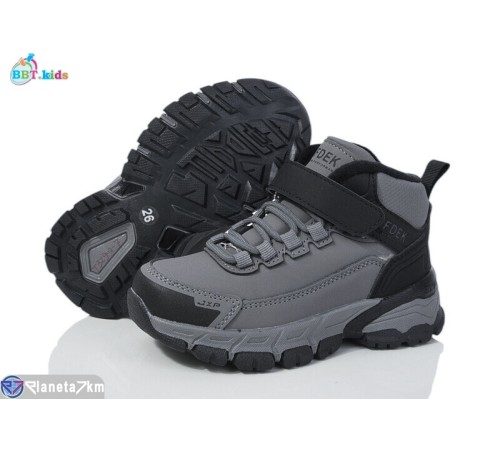 Дитячі кросівки на зиму (8 пар р.26-31) сірий  "BBT"