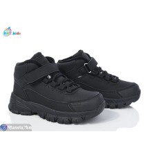 Дитячі кросівки на зиму (8 пар р.32-37) чорний  "BBT"