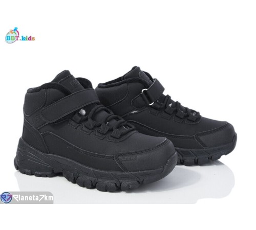 Дитячі кросівки на зиму (8 пар р.32-37) чорний  "BBT"