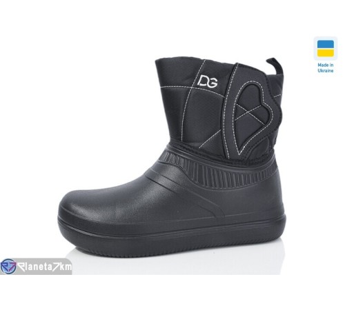Жіночі чоботи з піни на весну/осінь (8 пар р.37-41) чорний  "Korka" Жіночі чоботи з піни на весну/осінь (8 пар р.37-41) чорний  "Korka"