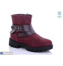 Черевики дитячі на зиму (8 пар р.33-38) бордовий  "MEDLEN"