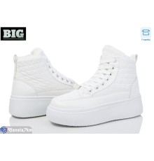Черевики жіночі на зиму (8 пар р.36-41) білий  "BIG"