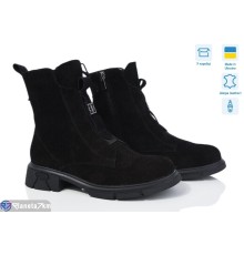 Черевики жіночі на зиму (6 пар р.36-40) чорний  "LISA"