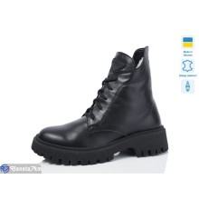 Черевики жіночі на зиму (6 пар р.37-41) чорний  "LIKA"