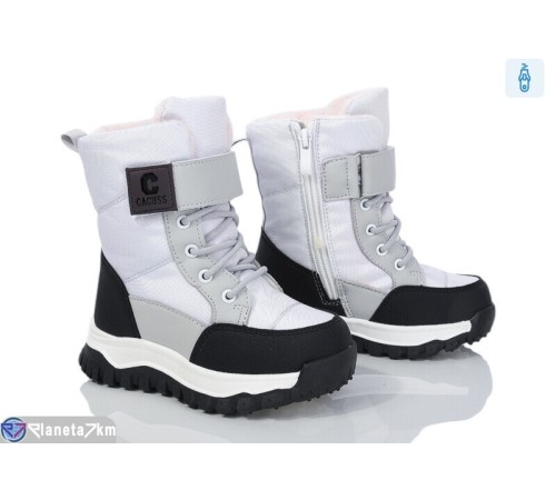 Дутики дитячі на зиму (8 пар р.27-32) сірий "Normashoes" Дутики дитячі на зиму (8 пар р.27-32) сірий "Normashoes"