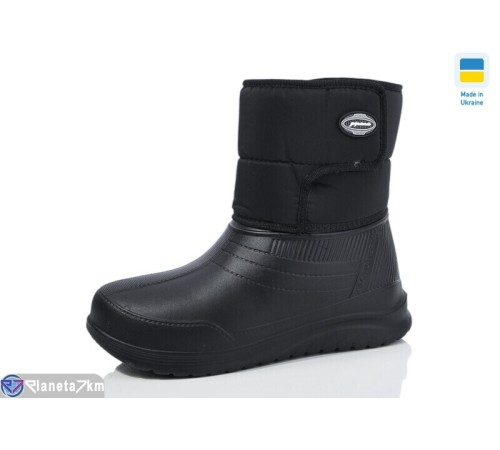 Жіночі чоботи з піни на зиму (6 пар р.37-41) чорний  "INPIRE"