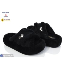 Тапки жіночі на зиму (6 пар р.35-40) чорний  "BELIES-D"