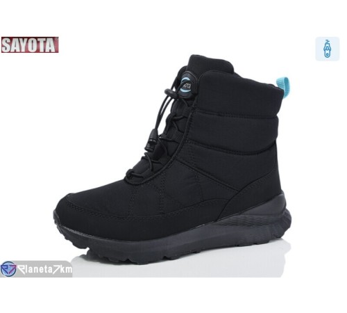 Дутики жіночі на зиму (8 пар р.36-41) чорний "Sayota" Дутики жіночі на зиму (8 пар р.36-41) чорний "Sayota"