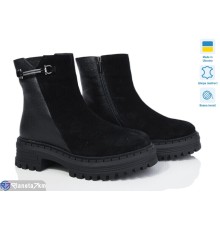 Черевики жіночі на зиму (6 пар р.36-40) чорний  "Buska"