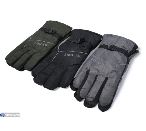 Чоловічі рукавички на зиму (10 шт. р.сетка One size) мікс  "Gringa"