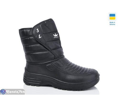 Чоловічі чоботи з піни на зиму (6 пар р.41-45) чорний  "SALIN"