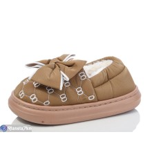 Тапки жіночі на зиму (12 пар р.36-41) коричневий  "LULI"