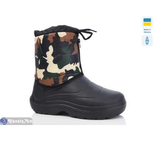 Дитячі чоботи з піни на зиму (6 пар р.30-35) чорний  "INPIRE"
