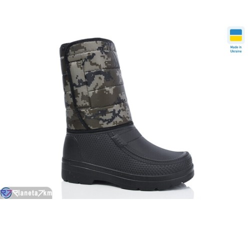 Чоловічі чоботи з піни на зиму (6 пар р.41-46) чорний  "INPIRE"