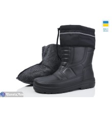 Чоловічі чоботи з піни на зиму (6 пар р.41-46) чорний  "INPIRE"