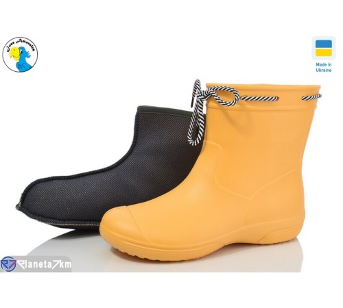 Жіночі чоботи з піни на весну/осінь (6 пар р.36-41) жовтий  "Jose Amorales"