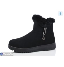 Черевики жіночі на зиму (8 пар р.37-42) чорний  "Normashoes"