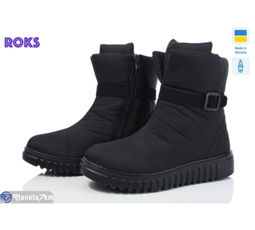 Дутики жіночі на зиму (6 пар р.38-42) чорний  "Roks" Дутики жіночі на зиму (6 пар р.38-42) чорний  "Roks"
