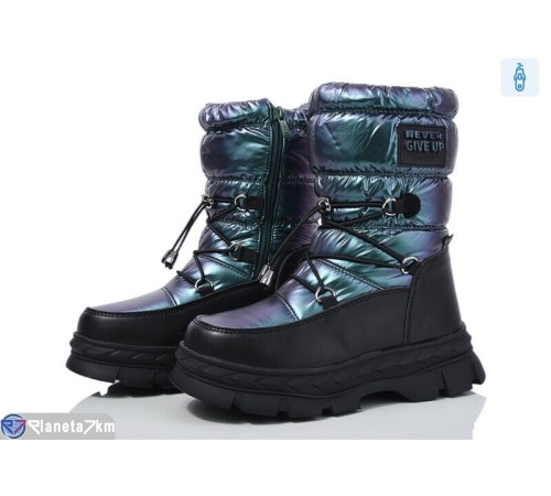 Дутики дитячі на зиму (8 пар р.28-35) зелений "Normashoes" Дутики дитячі на зиму (8 пар р.28-35) зелений "Normashoes"