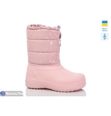 Дитячі чоботи з піни на зиму (6 пар р.28-34) рожевий  "Korka"