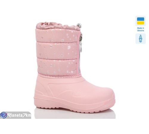 Дитячі чоботи з піни на зиму (6 пар р.28-34) рожевий  "Korka"