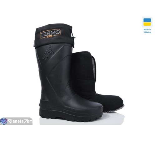 Чоловічі чоботи з піни на зиму (6 пар р.41-45) чорний  "Korka"