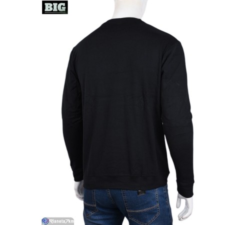 Кофта чоловіча на зиму (5 шт. р.сетка XL-5XL) чорний "BIG" Кофта чоловіча на зиму (5 шт. р.сетка XL-5XL) чорний "BIG"