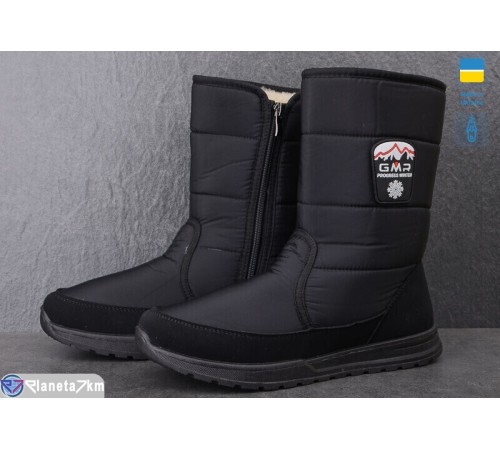 Дутики чоловічі на зиму (6 пар р.41-45) чорний  "OLLA"