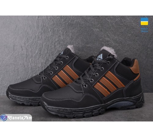 Черевики чоловічі на зиму (8 пар р.40-45) чорний "OLLA" Черевики чоловічі на зиму (8 пар р.40-45) чорний "OLLA"