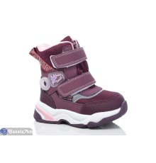 Черевики дитячі на зиму (8 пар р.22-27) бордовий  "Normashoes"