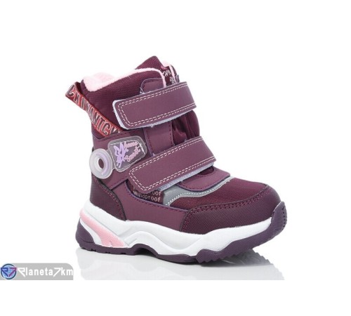 Черевики дитячі на зиму (8 пар р.22-27) бордовий "Normashoes" Черевики дитячі на зиму (8 пар р.22-27) бордовий "Normashoes"