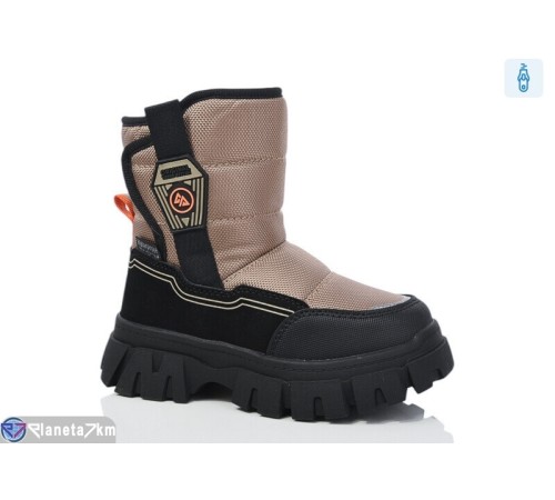 Дутики дитячі на зиму (8 пар р.28-35) бежевий "Normashoes" Дутики дитячі на зиму (8 пар р.28-35) бежевий "Normashoes"