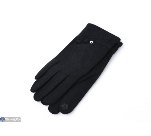 Рукавички жіночі на зиму (10 шт. р.сетка 6,5-8,5) чорний  "RUBIBAS"