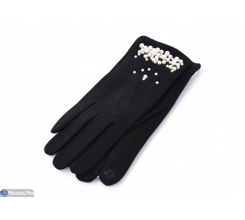 Рукавички жіночі на зиму (10 шт. р.сетка 6,5-8,5) чорний  "RUBIBAS"