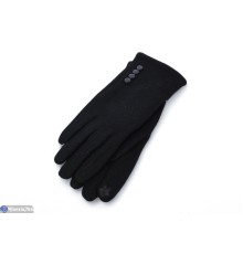 Рукавички жіночі на зиму (10 шт. р.сетка 6,5-8,5) чорний  "RUBIBAS"