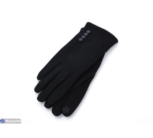 Рукавички жіночі на зиму (10 шт. р.сетка 6,5-8,5) чорний  "RUBIBAS"