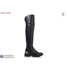 Чоботи жіночі на зиму (6 пар р.36-41) чорний  "QQ&Панда"
