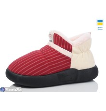 Тапки жіночі на зиму (8 пар р.36-41) бордовий  "LULI"