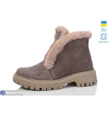 Черевики жіночі на зиму (6 пар р.37-41) коричневий  "LIKA"