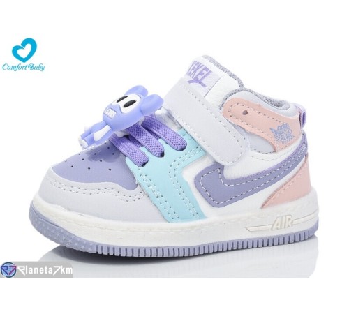 Дитячі кросівки на весну/осінь (6 пар р.16-20) фіолетовий "Comfort-baby" Дитячі кросівки на весну/осінь (6 пар р.16-20) фіолетовий "Comfort-baby"